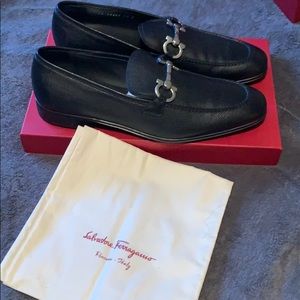 Black Salvatore Ferragamo loafers